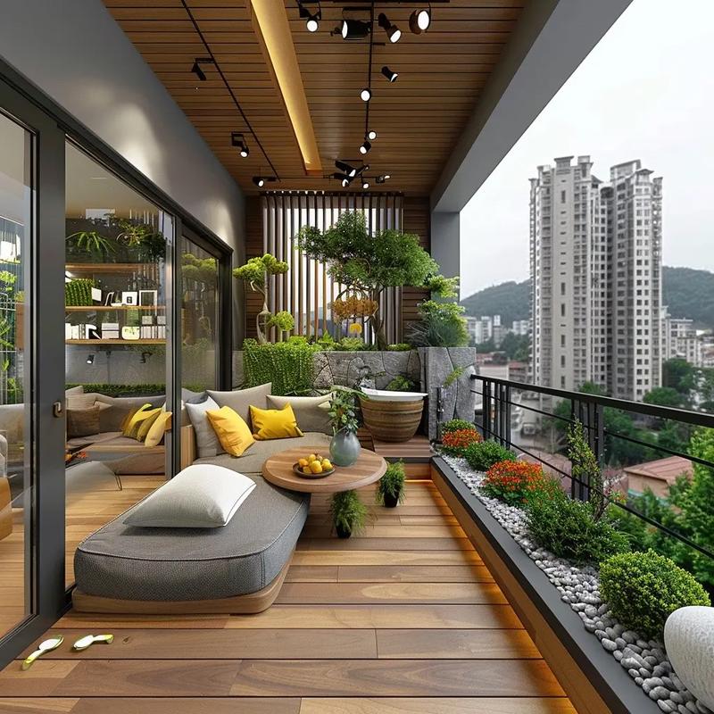 高层阳台花园设计
