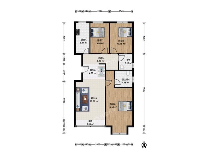 万科假日风景房价