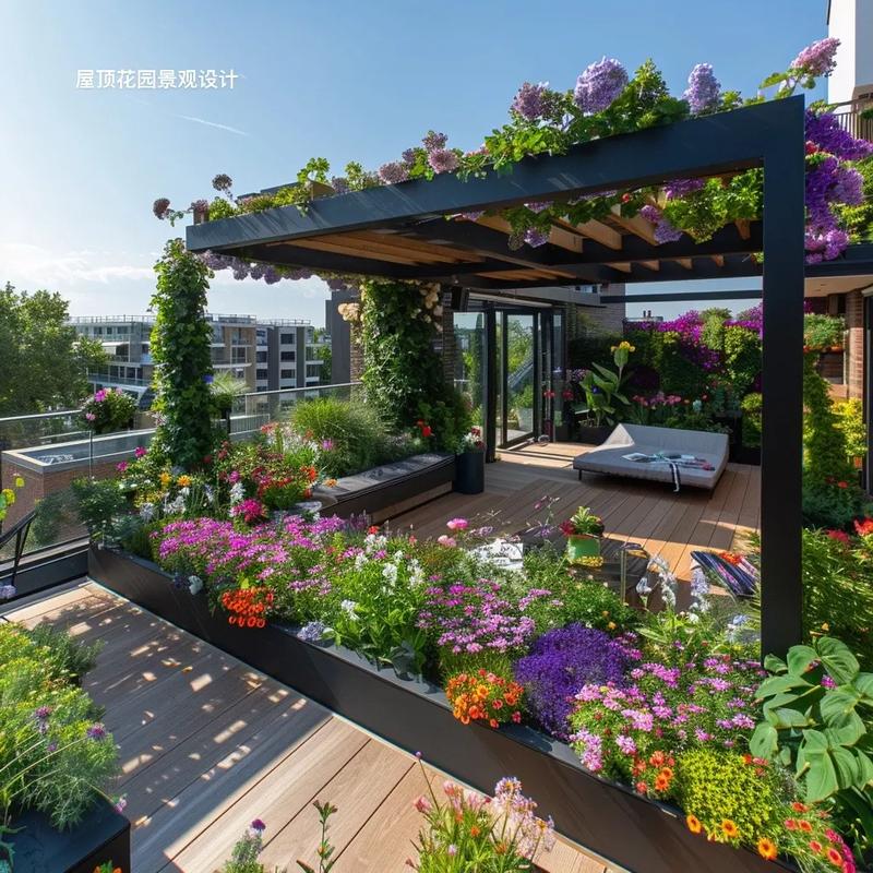楼顶自建花园