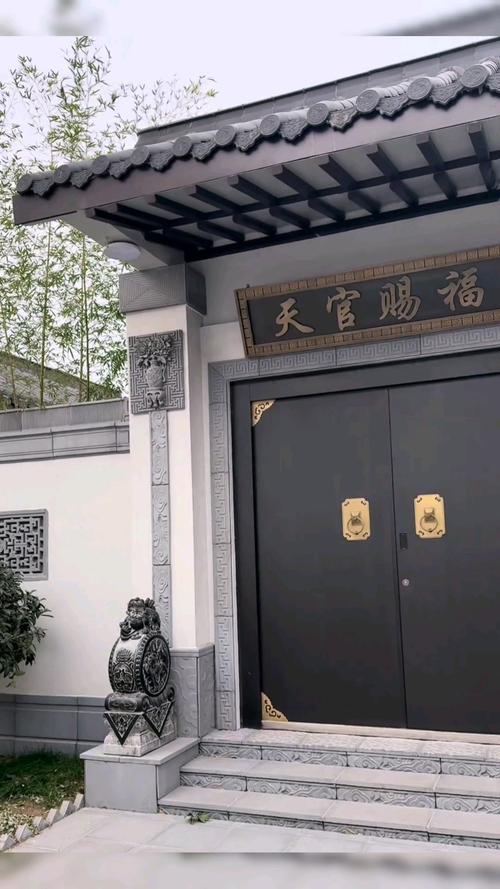 中式花园门